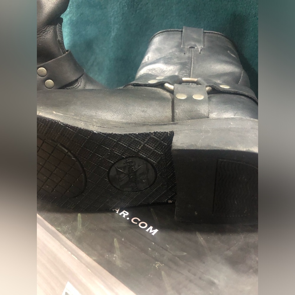 Black womens motorcycle boots in original box from xelement - Picture 3 of 4